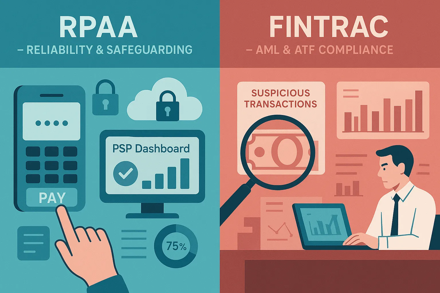RPAA vs FINTRAC: How Retail Payment Rules Differ from AML Obligations